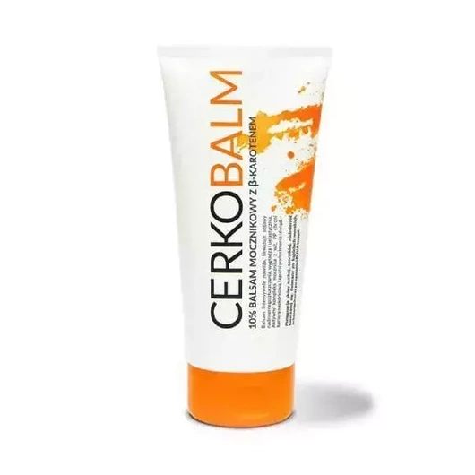 CERKOBALM 10% Mocznikowy balsam do ciała z beta-karotenem, 200 ml