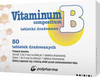 Vitaminum B Compositum, 50 tabletek drażowanych