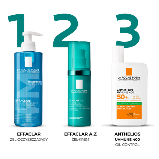 La Roche-Posay Effaclar A.Z. Żel-krem, 40 ml