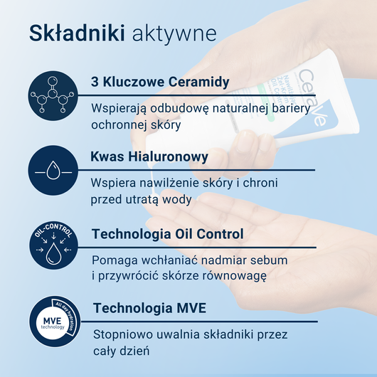 CeraVe Oil Control Żel-krem, 52ml
