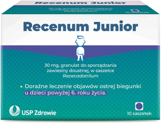 Recenum Junior granulat do sporządzania zawiesiny doustnej 30 mg, 10 saszetek