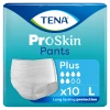 Tena Pants ProSkin Plus Rozmiar L (100-135cm) Majtki chłonne, 10 sztuk