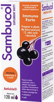 SAMBUCOL IMMUNO Forte płyn 120 ml