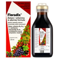 Floradix Żelazo i Witaminy, 250 ml