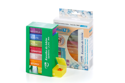 El-Comp Kasetka do dawkowania leków na 7 dni tygodni, 1 sztuka