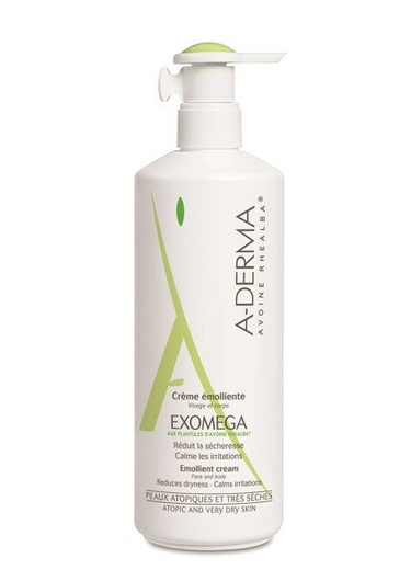 A-DERMA EXOMEGA Emolientowy krem do twarzy i ciała 400 ml