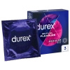 Durex Mutual Pleasure Prezerwatywy dla dłuższego stosunku z wypustkami, 3 sztuki