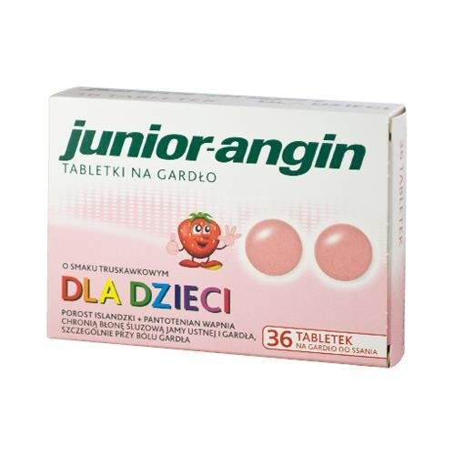 JUNIOR-ANGIN x 36 tabletek do ssania