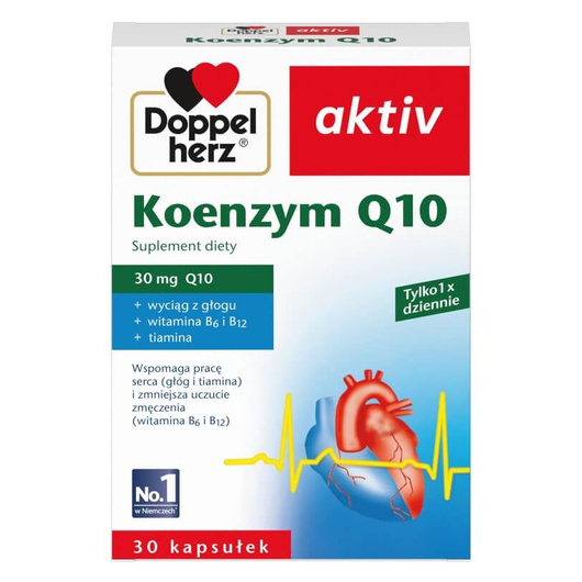 DOPPELHERZ AKTIV Koenzym Q10, 30 kapsułek