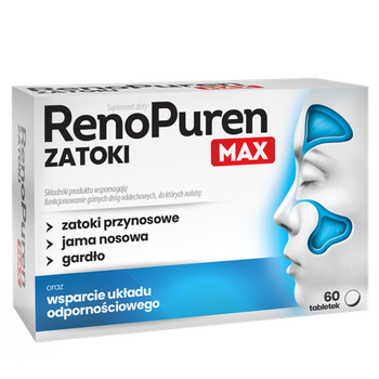 RENOPUREN ZATOKI MAX x 60 tabletek