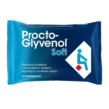 PROCTO-GLYVENOL SOFT nawilżane chusteczki x 30 sztuk