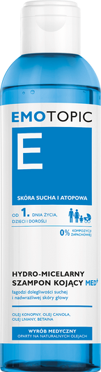 Emotopic Med+ Hydro-micelarny szampon kojący, 250 ml