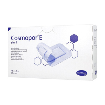 Cosmopor E Opatrunek jałowy na ranę 15 x 8 cm, 25 sztuk