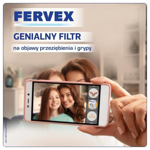 FERVEX (500 mg + 200 mg + 25 mg ) granulat o smaku cytrynowym, 12 saszetek