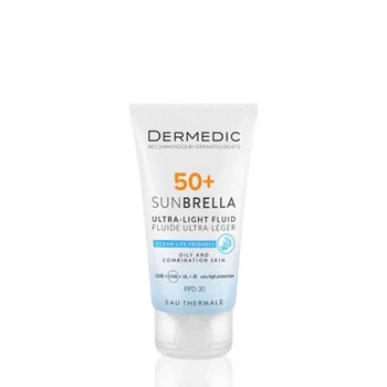 DERMEDIC SUNBRELLA krem do skóry tłustej i mieszanej SPF50, 40ml