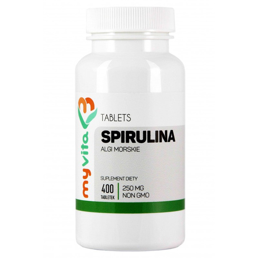 MyVita Spirulina, 400 tabletek