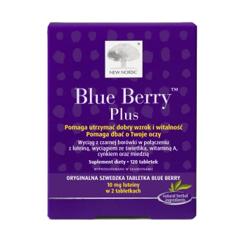 Blue Berry Plus, 120 tabletek
