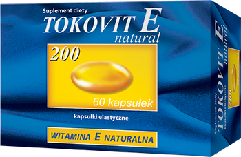 Tokovit E natural 200j.m., 60 kapsułek