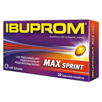 IBUPROM MAX SPRINT 400 mg x 10 kapsułek miękkich