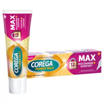 COREGA MAX Mocowanie+ Komfort krem 40g