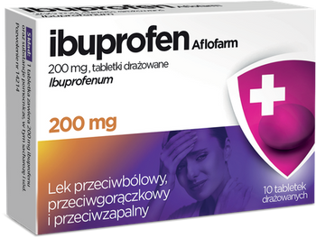 IBUPROFEN AFLOFARM 200mg x 10 tabletek