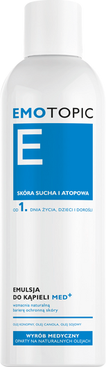 Emotopic Med+ Emulsja do kąpieli, 400 ml