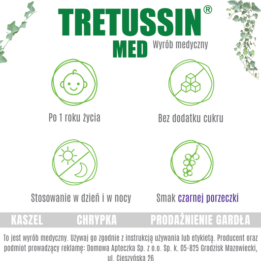 TRETUSSIN MED syrop 250ml