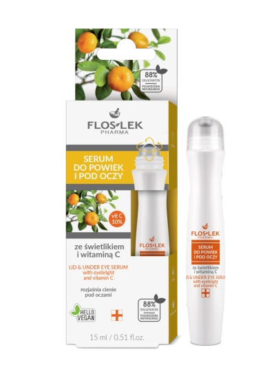 Flos-Lek Serum ze świetlikiem lekarskim i 10% witaminy C, 15 ml