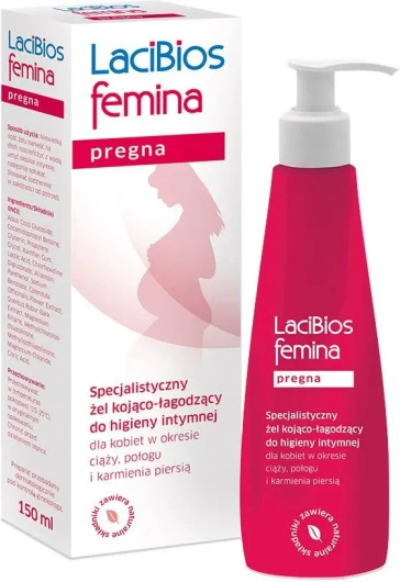 Lacibios Femina Pregna Żel do higieny intymnej, 150 ml