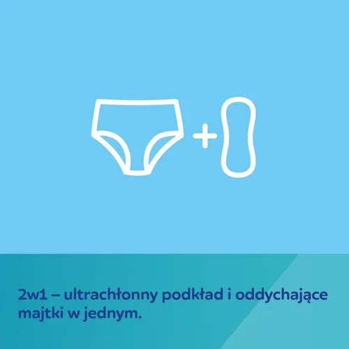 Canpol babies Jednorazowe majtki 2w1 z podkładem poporodowym L/XL, 5 sztuk