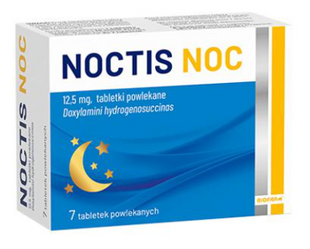 Noctis Noc tabletki powlekane 12,5 mg, 7 sztuk