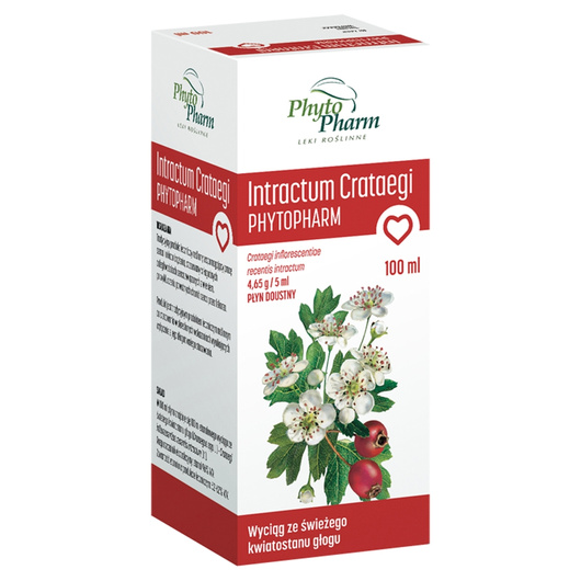 INTRACTUM CRATAEGI PHYTOPHARM płyn doustny 100 ml