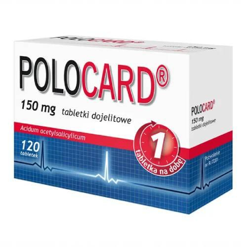 Polocard tabletki dojelitowe 150 mg, 120 sztuk