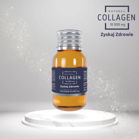 Collagen Zyskaj Zdrowie Płyn Doustny – 15+1 GRATIS *Przy zakupie dwóch opakowań torba prezentowa i pomadka GRATIS*