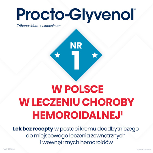 PROCTO-GLYVENOL krem doodbytniczy, 30 g 