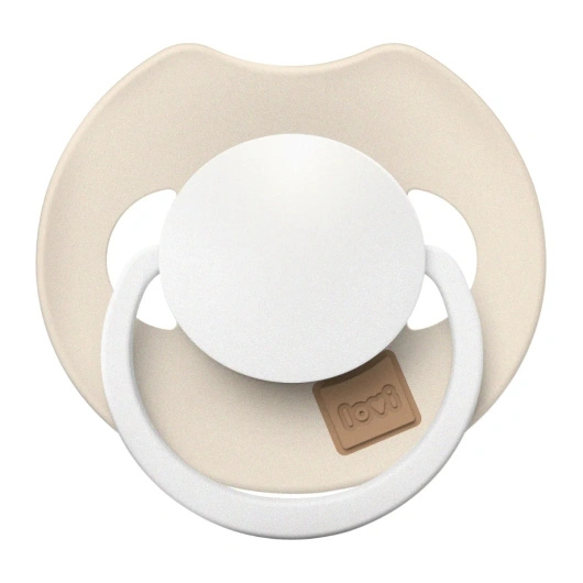 Lovi Prime Smoczek dynamiczny 6-18m Ivory Glow/Blush Glow​, 2 sztuki