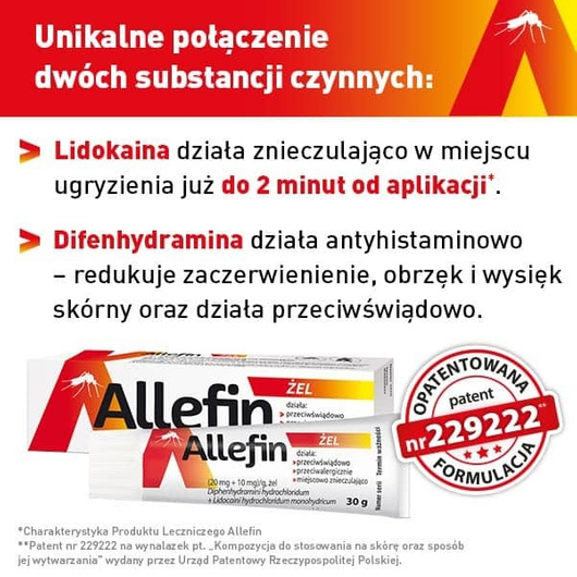 Allefin żel, 30 g 