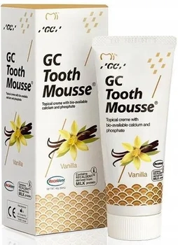 GC Tooth Mousse Płynne szkliwo bez fluoru Wanilia, 35ml