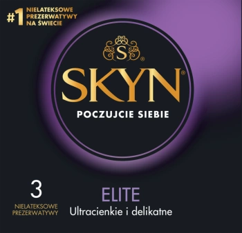 SKYN Elite Prezerwatywy nielateksowe, 3 sztuki