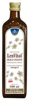 LENVITOL olej lniany 500 ml TYLKO DO ODBIORU OSOBISTEGO