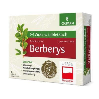 Berberys, 60 tabletek