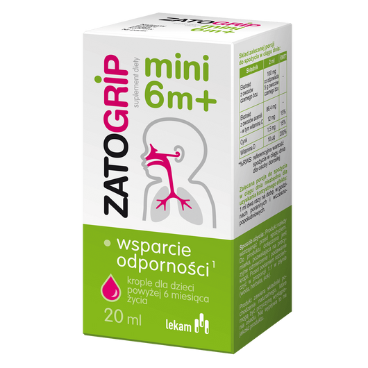 Zatogrip Mini 6 m+ Krople, 30 ml