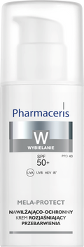 PHARMACERIS W MELA-PROTECT Nawilżająco-ochronny krem rozjaśniający przebarwienia SPF 50+, 50ml
