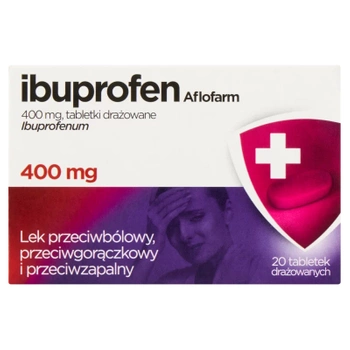 Ibuprofen Aflofarm 0,4g, 20 tabletek