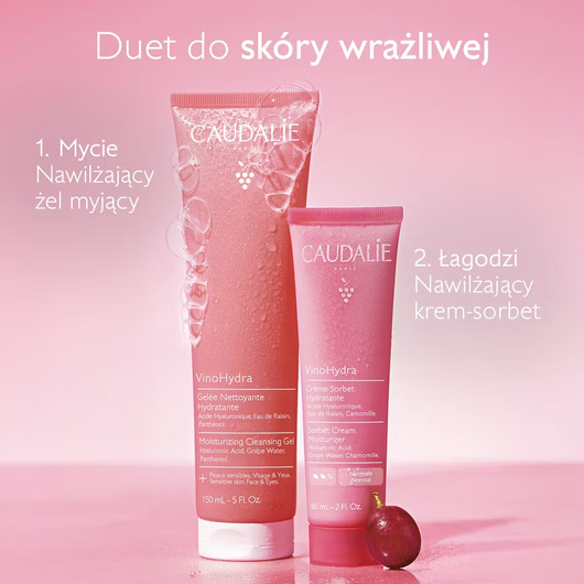 Caudalie VinoHydra Nawilżający żel do mycia, 150 ml