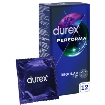 Durex Performa Prezerwatywy dla dłuższego stosunku, 12 sztuk