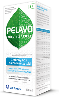 Pelavo Zatoki zatkany nos i niedrożne zatoki 120ml