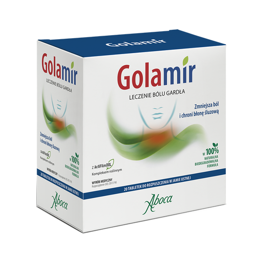 Golamir, 20 tabletek do ssania