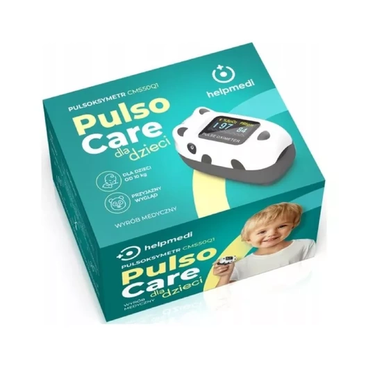 HELPMEDI PulsoCare pulsoksymetr panda, 1 sztuka