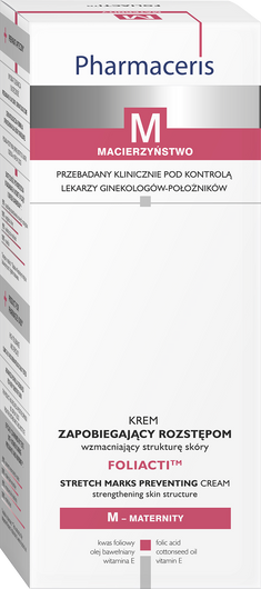 PHARMACERIS M FOLIACTI Krem zapobiegający rozstępom, 150ml